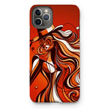 Viva La Diva: Where Confidence Dances in Shades of Oranges and Reds Tough Phone Case
