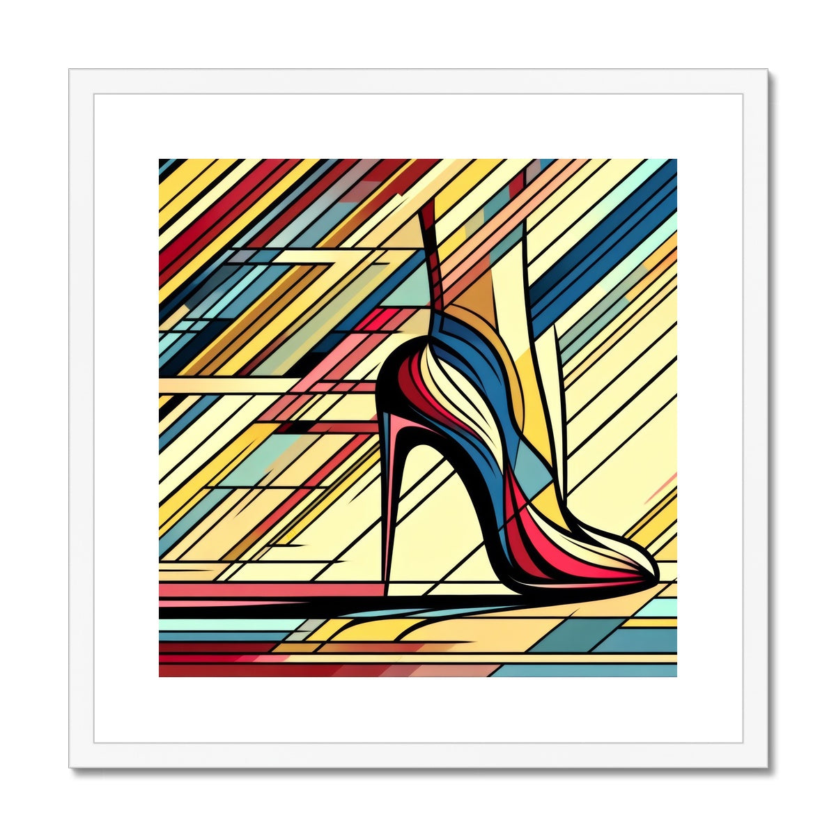 Iconic Heel Framed & Mounted Print