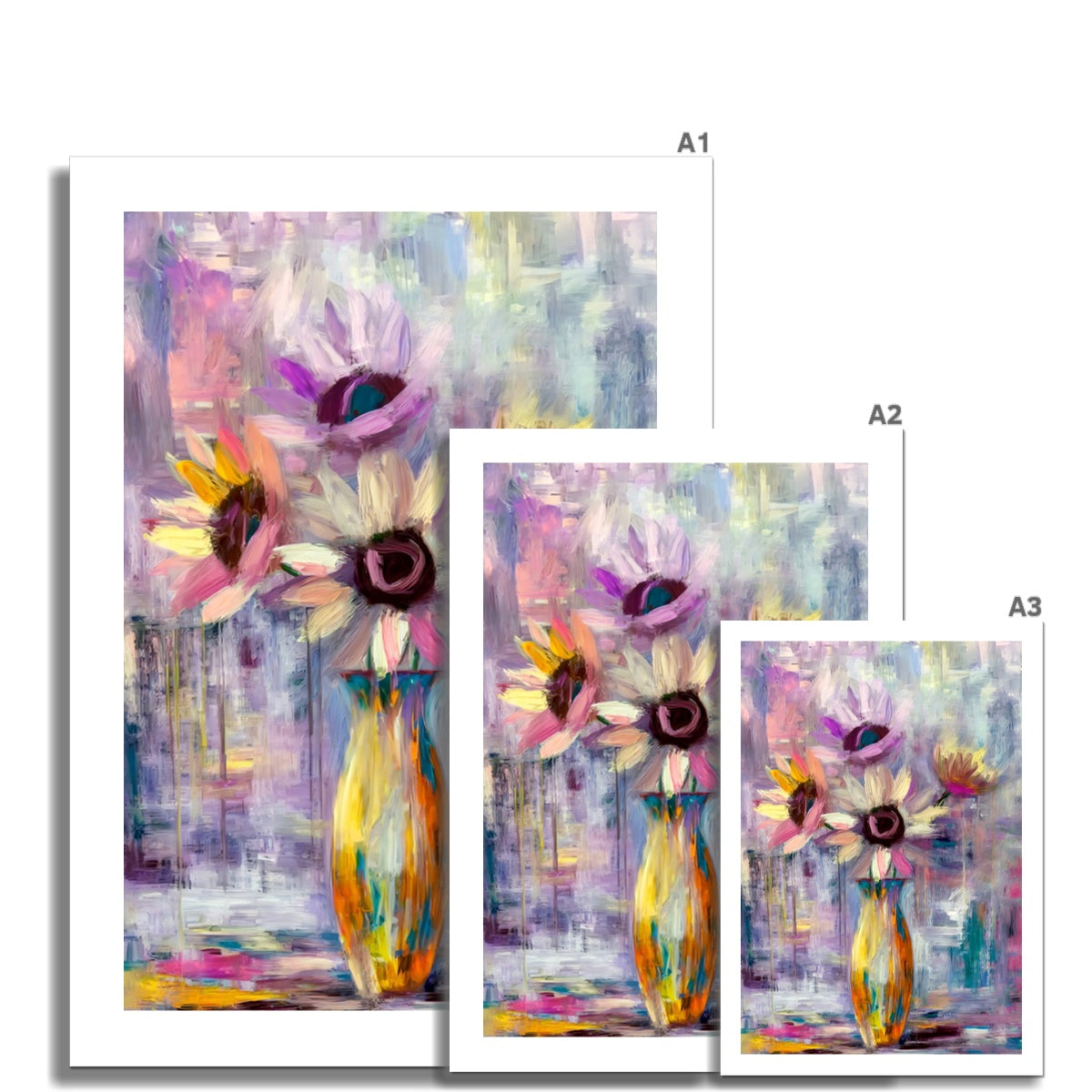Abstract Blooms #05 Wall Art Poster