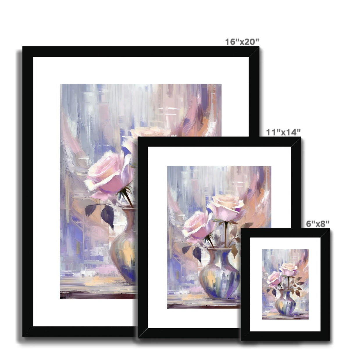 Abstract Blooms #06 Framed & Mounted Print