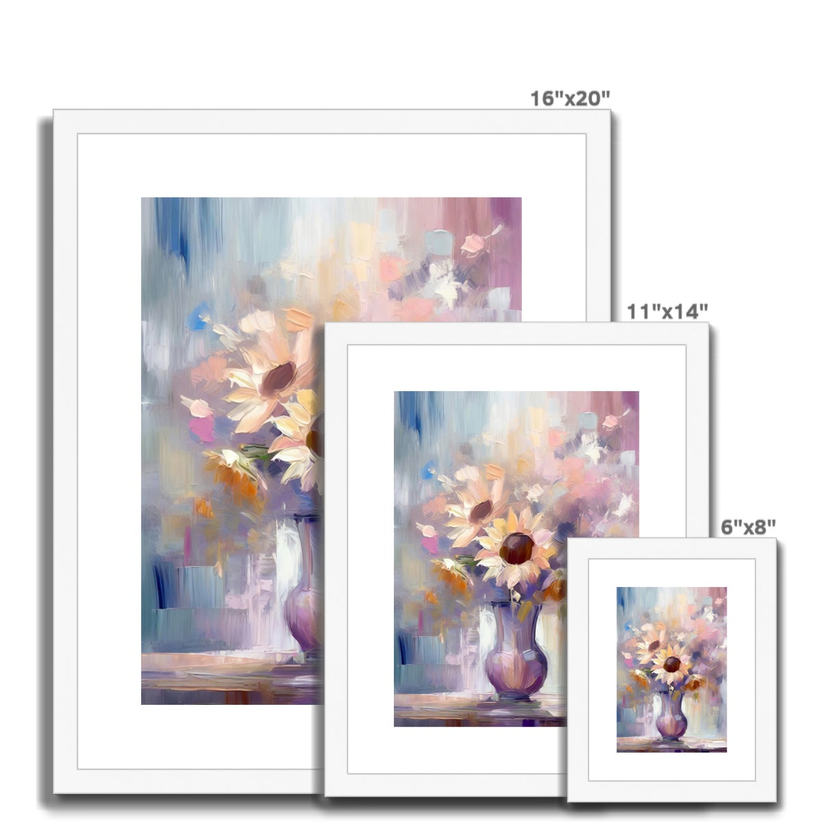 Abstract Blooms #03 Framed & Mounted Print