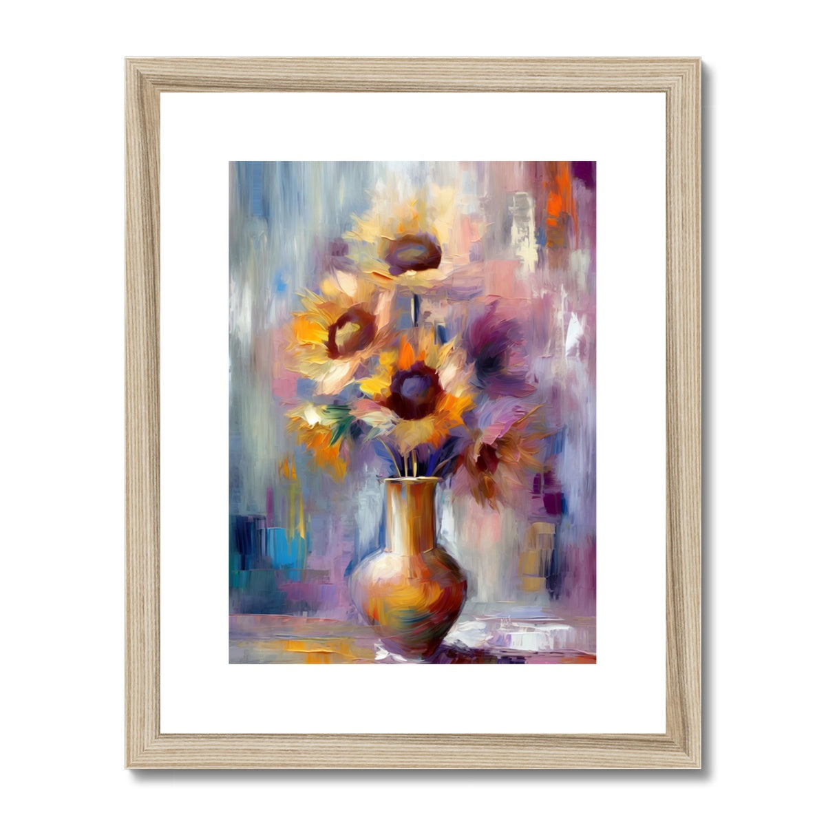 Abstract Blooms #02 Framed & Mounted Print