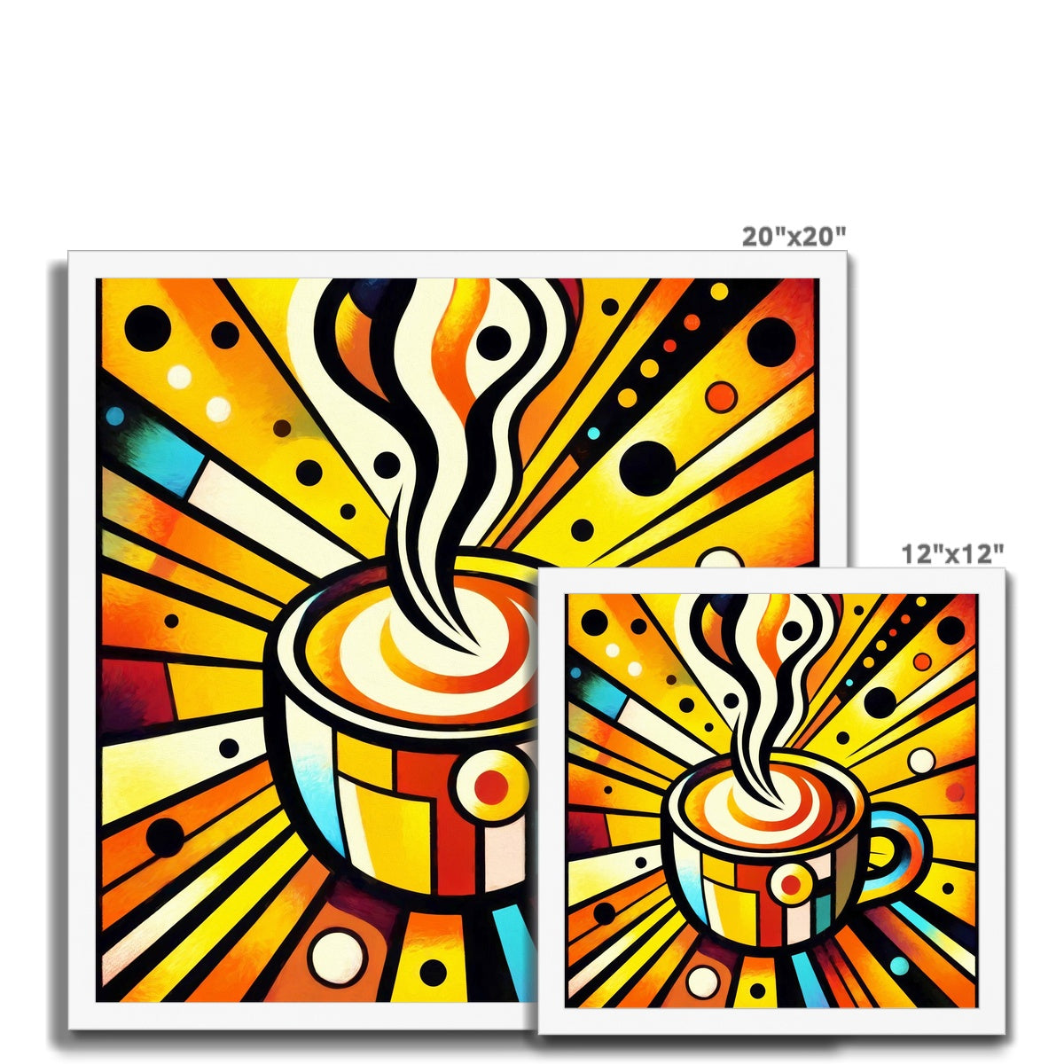 Energising Espresso  Budget Framed Poster