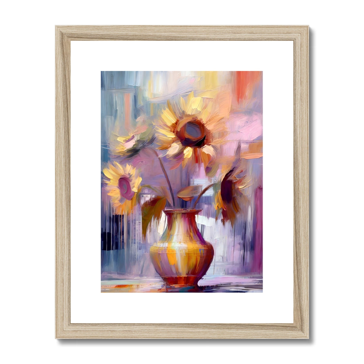Abstract Blooms #07 Framed & Mounted Print