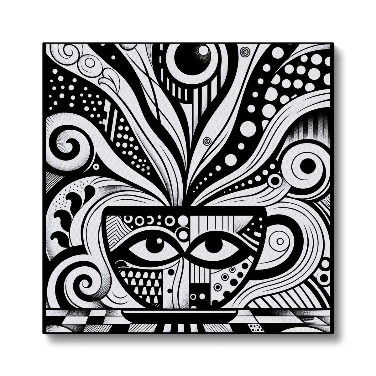 Caffeinated Masquerade Eco Canvas