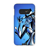 Viva La Diva: Where Moonlight Dances in Shades of Sapphire Tough Phone Case