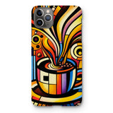 Caffeinated Cityscape Snap Phone Case