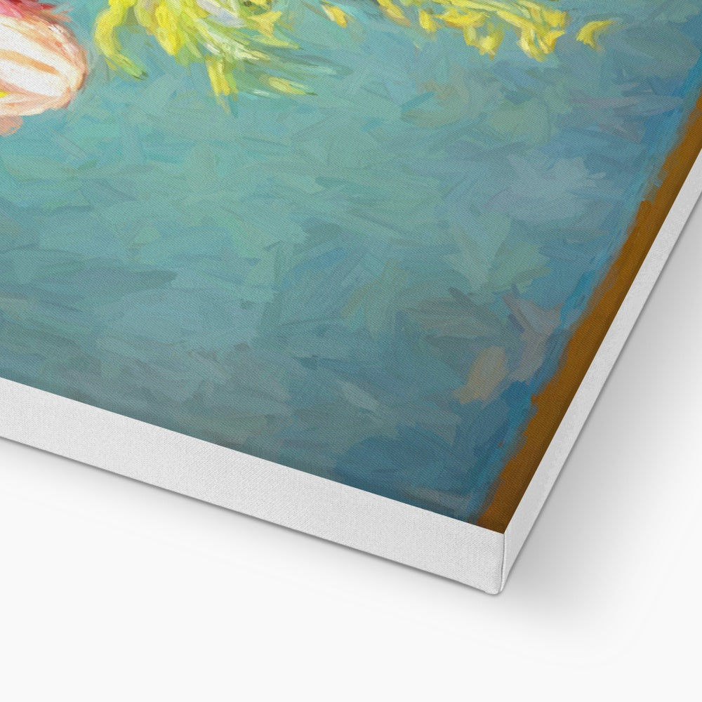 A Burst of Colour: Immerse Yourself in Floral Joy Canvas