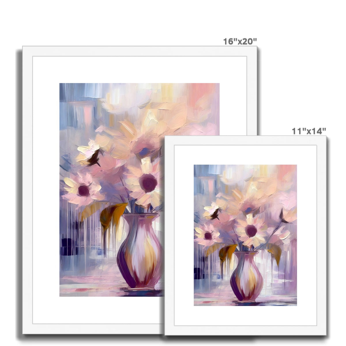 Abstract Blooms #09 Framed & Mounted Print