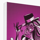Viva La Diva: Where Amethyst Dreams Dance in a Symphony of Purples Eco Canvas