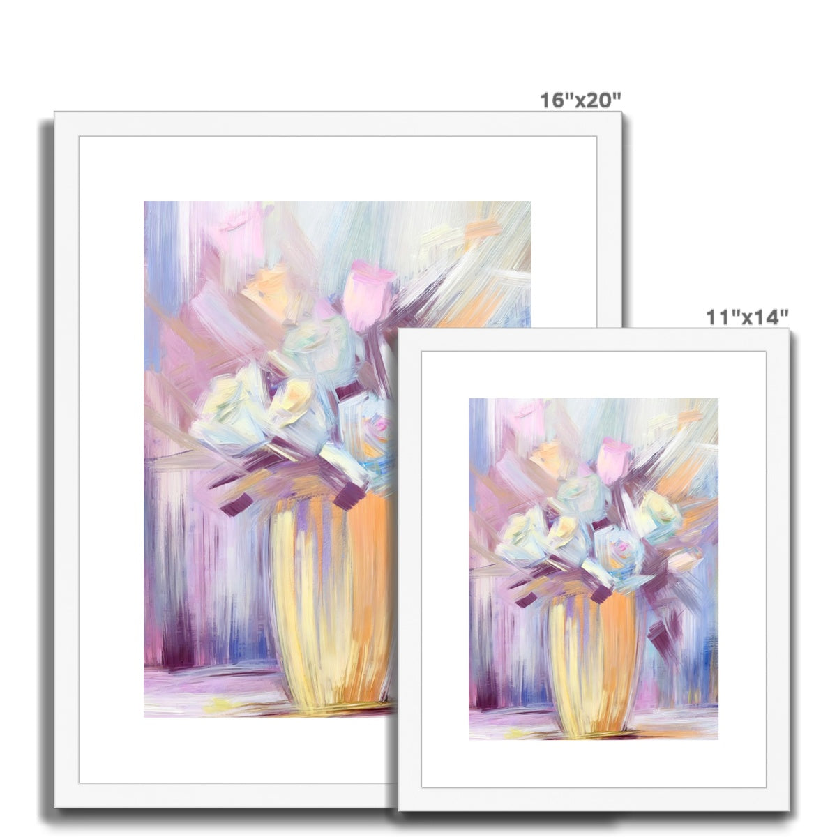 Abstract Blooms #25 Framed & Mounted Print