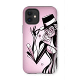 Viva La Diva: A Ballet of Blush and Boldness Against Rose-Colored Skies Tough Phone Case