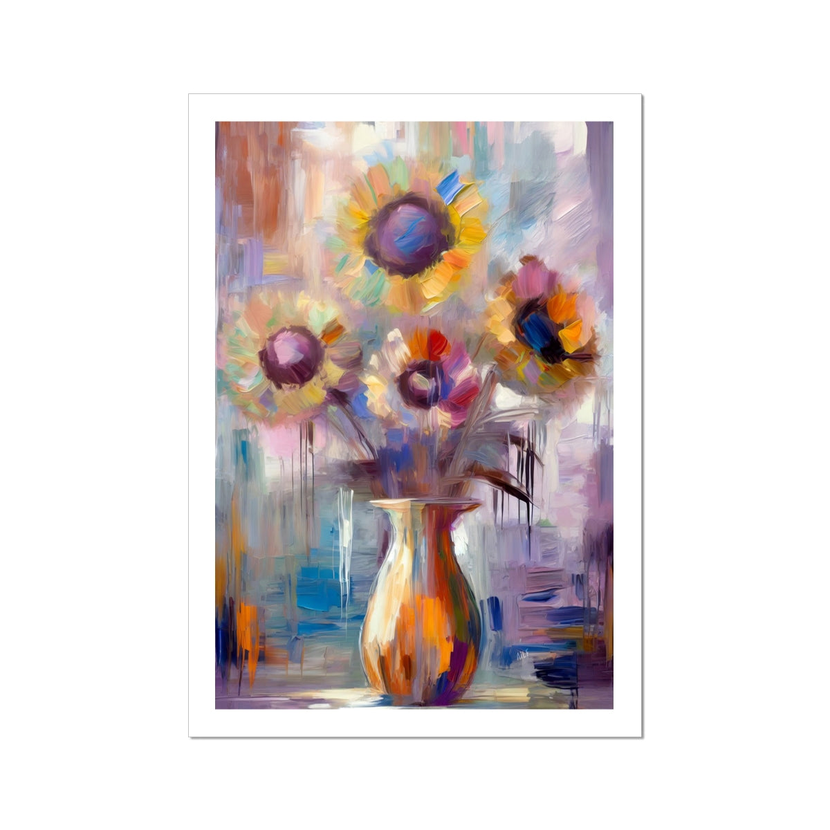 Abstract Blooms #01 Wall Art Poster