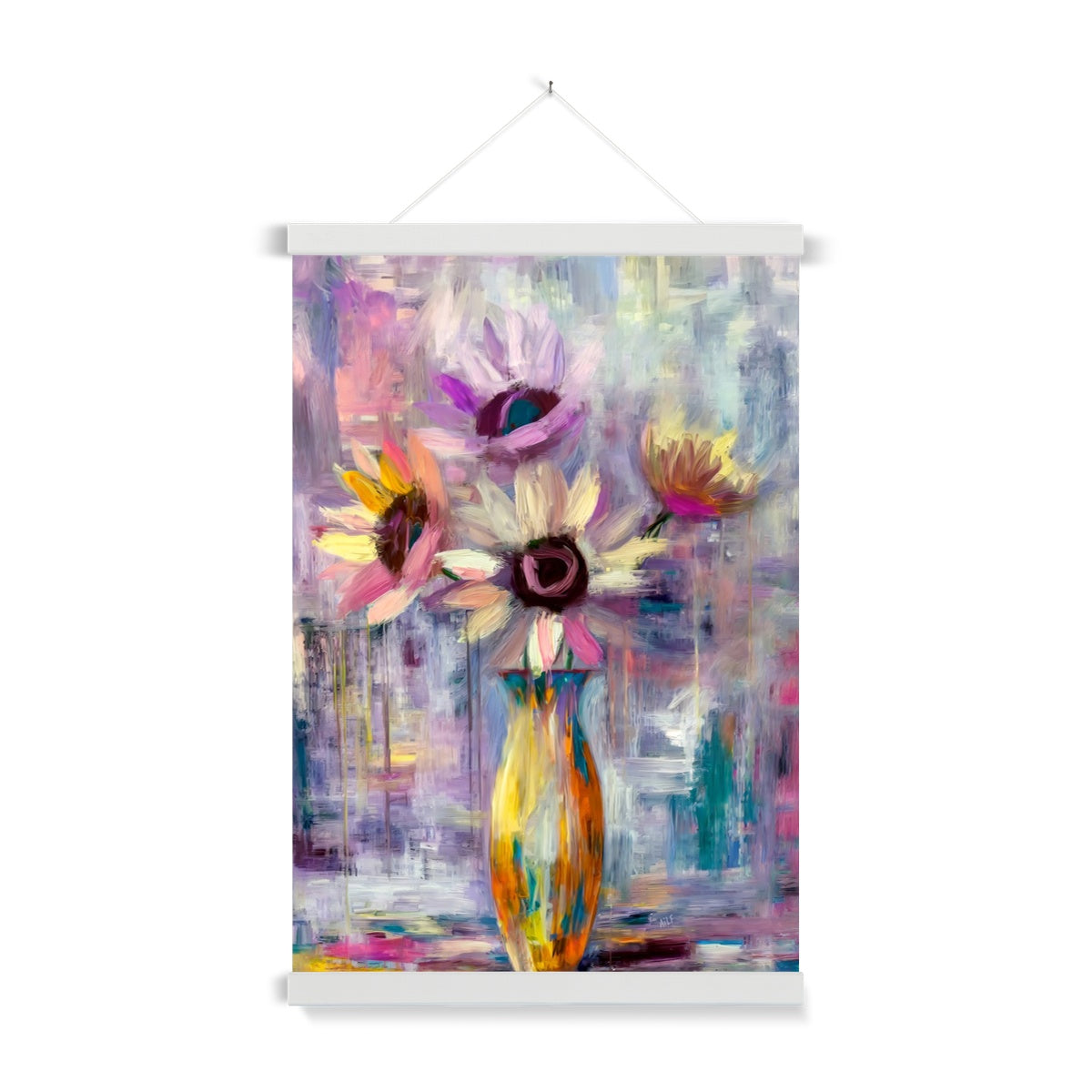 Abstract Blooms #05 Fine Art Print with Hanger