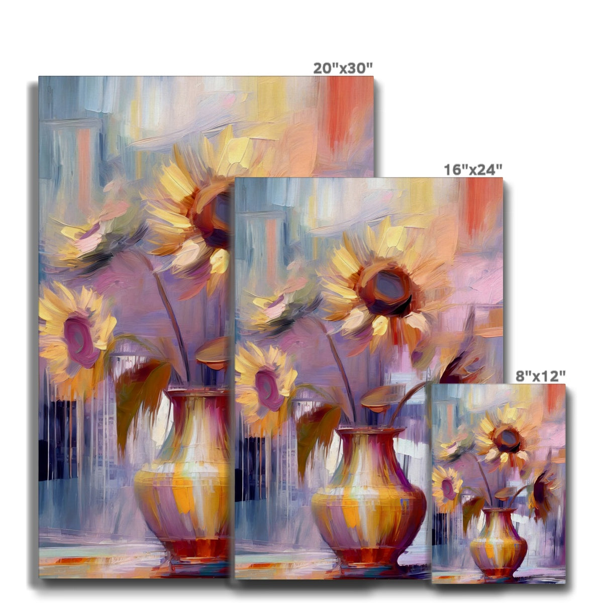Abstract Blooms #07 Eco Canvas
