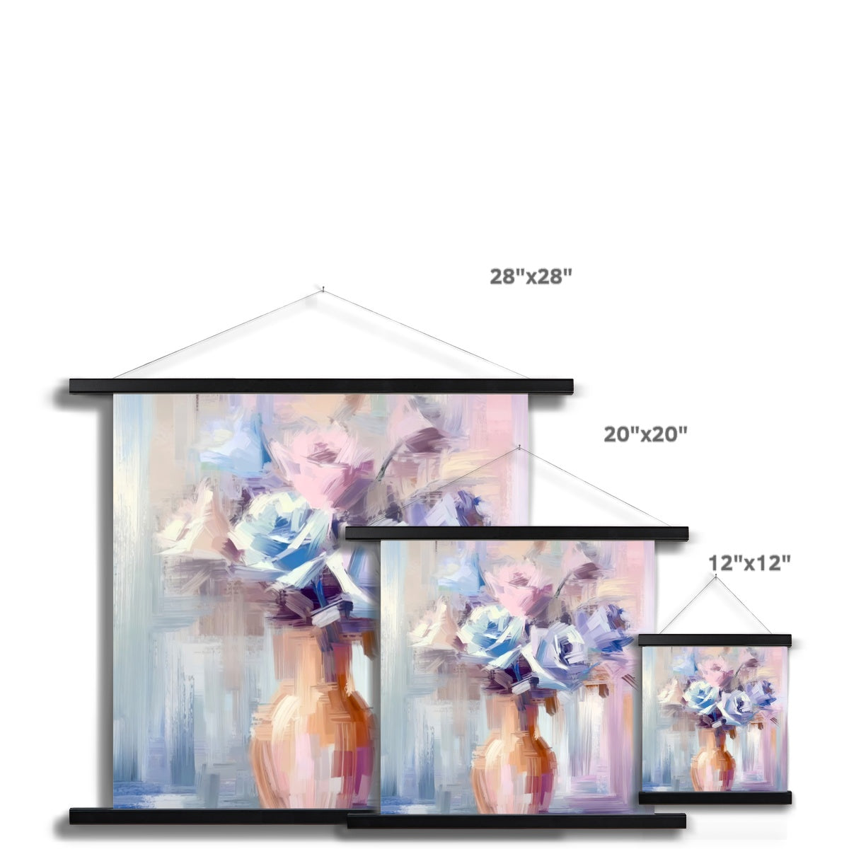 Abstract Blooms #18 Fine Art Print with Hanger