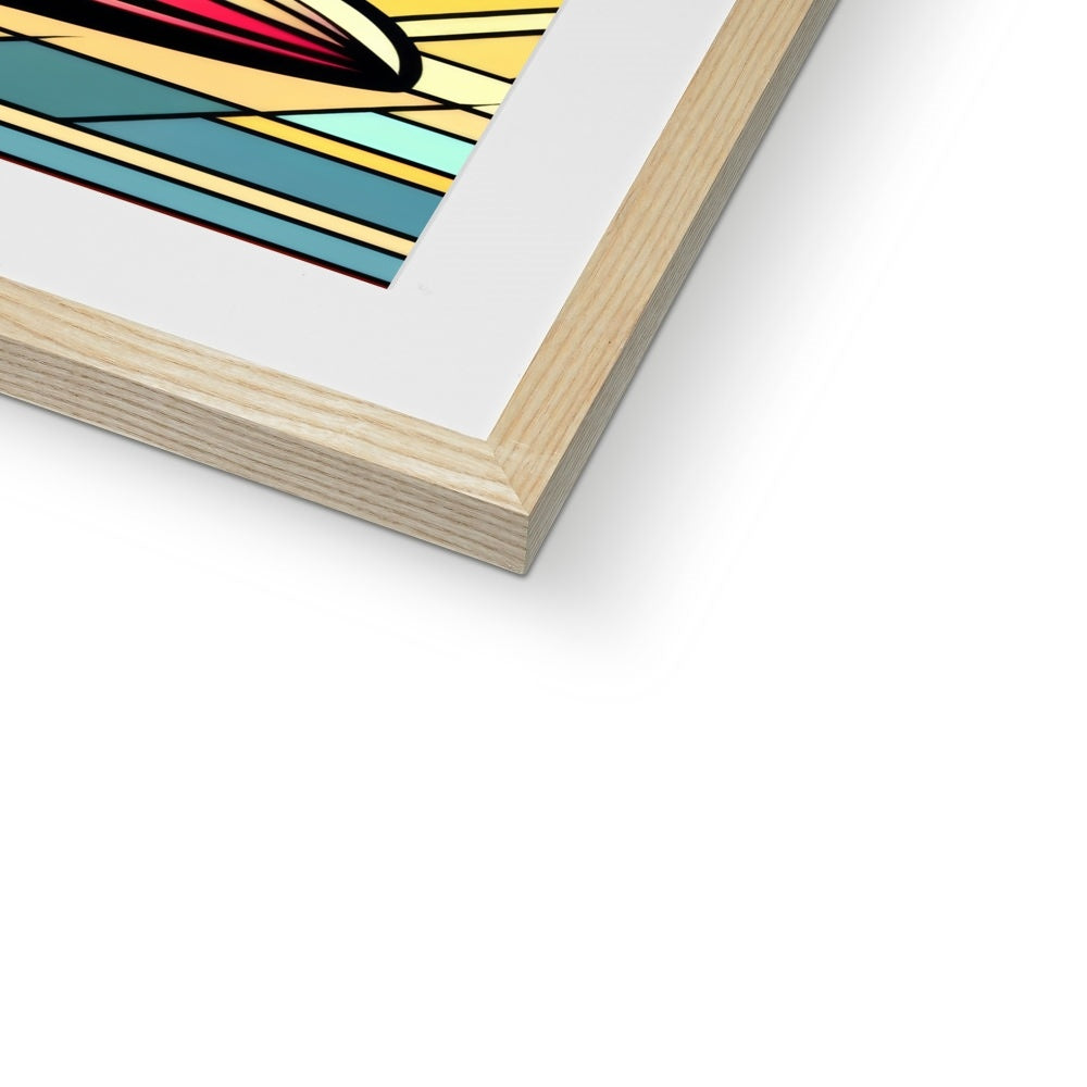 Iconic Heel Framed & Mounted Print