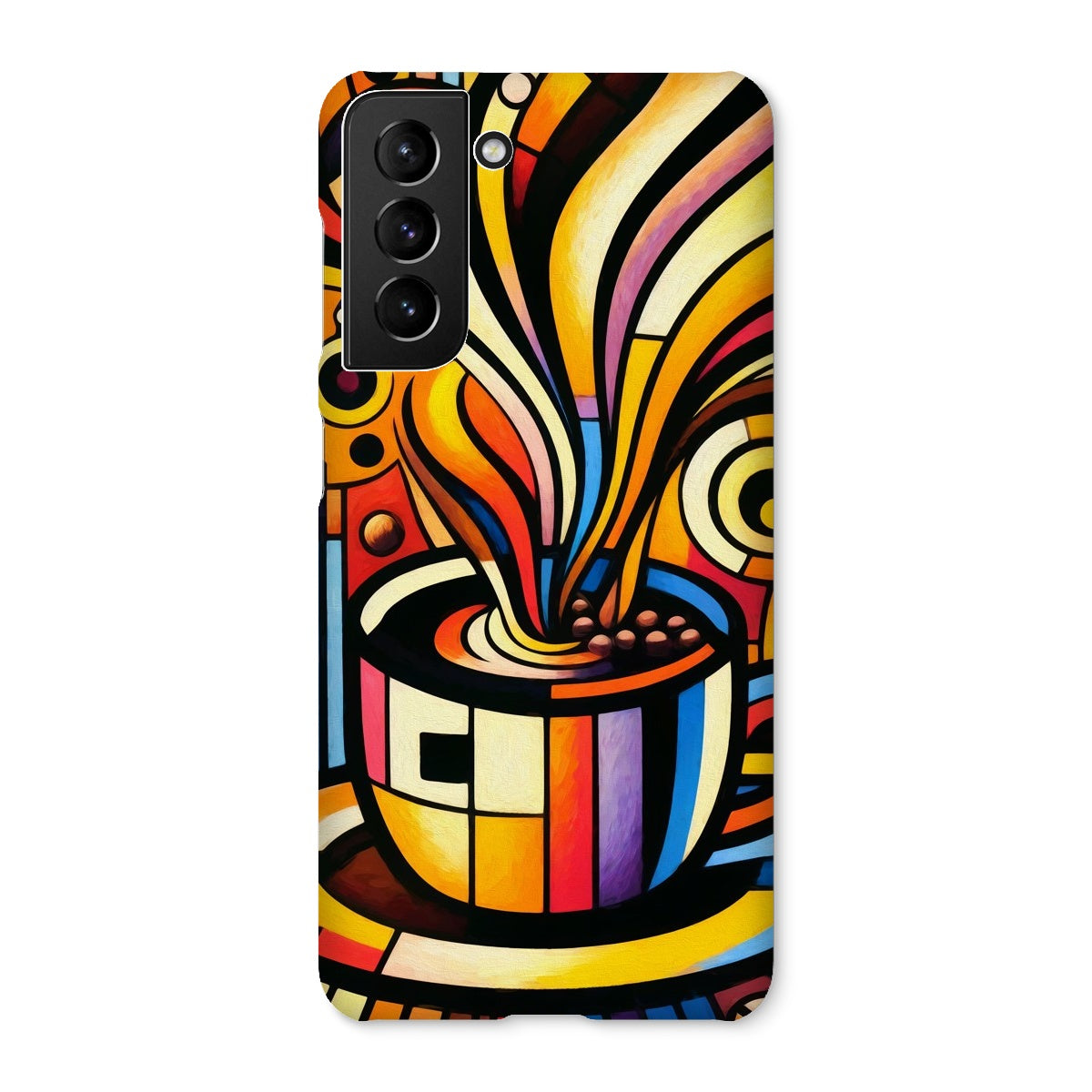 Caffeinated Cityscape Snap Phone Case