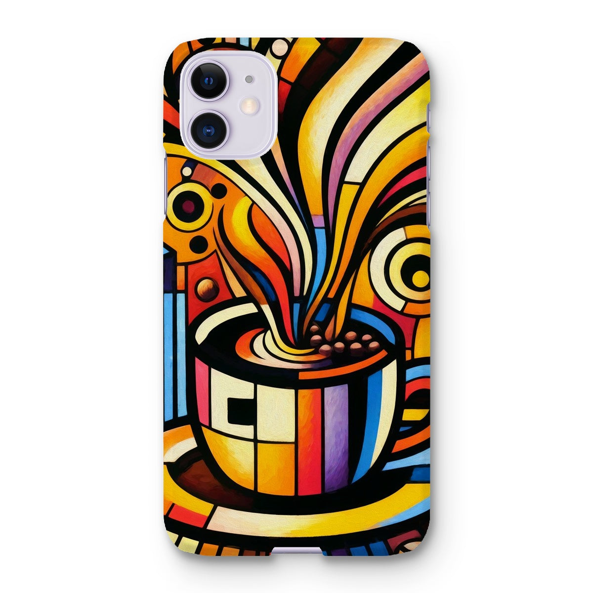 Caffeinated Cityscape Snap Phone Case