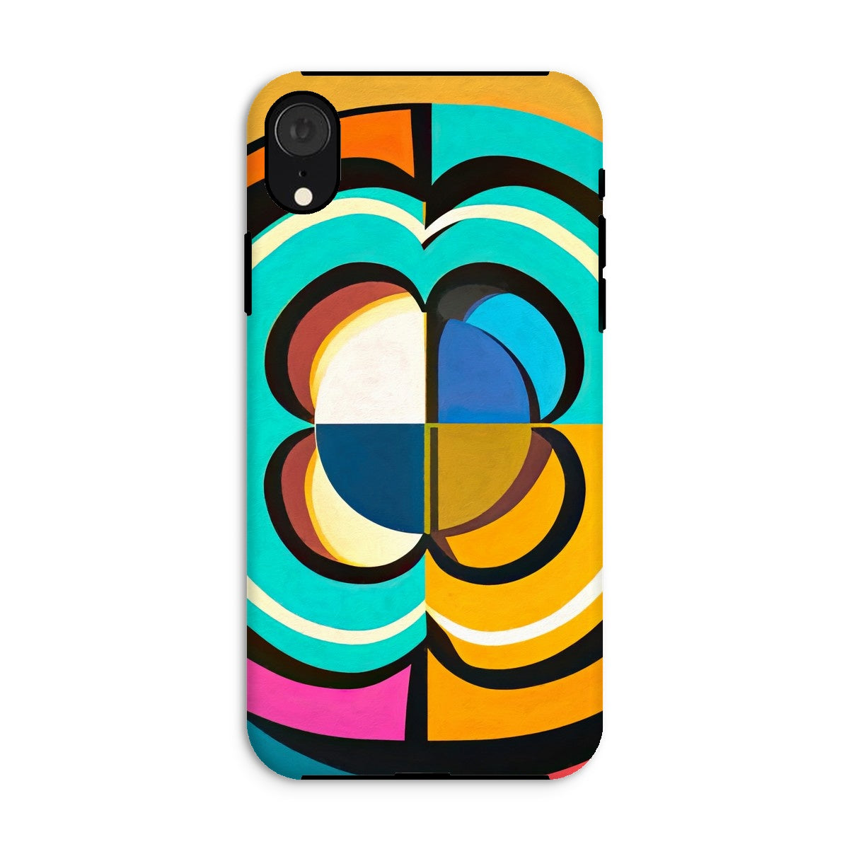 Mesmerising Dimensions: Dive into a World of Vibrant Abstraction Tough Phone Case