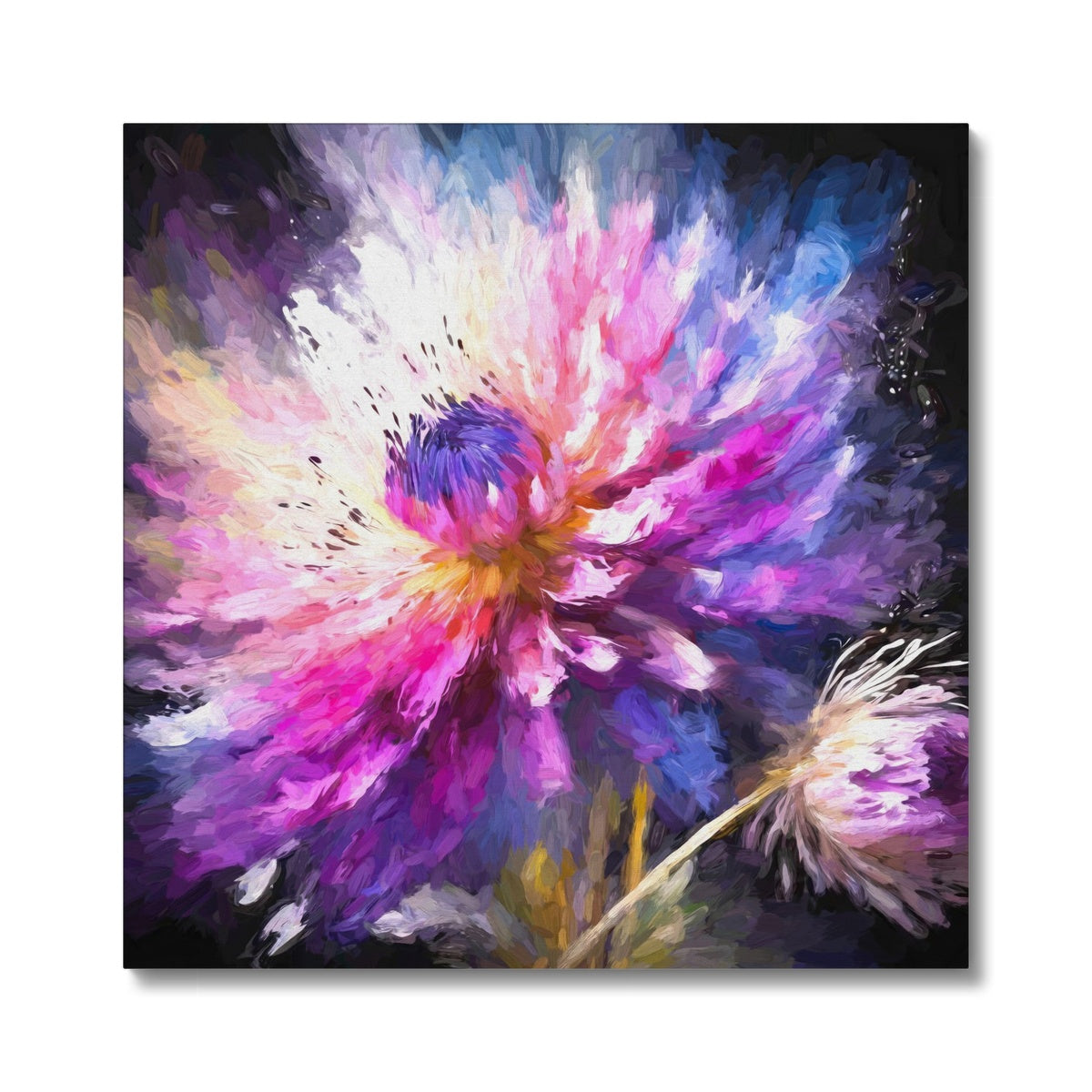 A Dance of Colours: Blooming Beauty Canvas