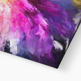 A Dance of Colours: Blooming Beauty Canvas