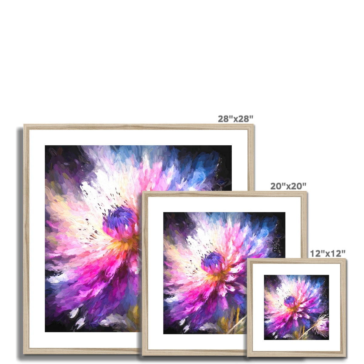 A Dance of Colours: Blooming Beauty Framed & Mounted Print