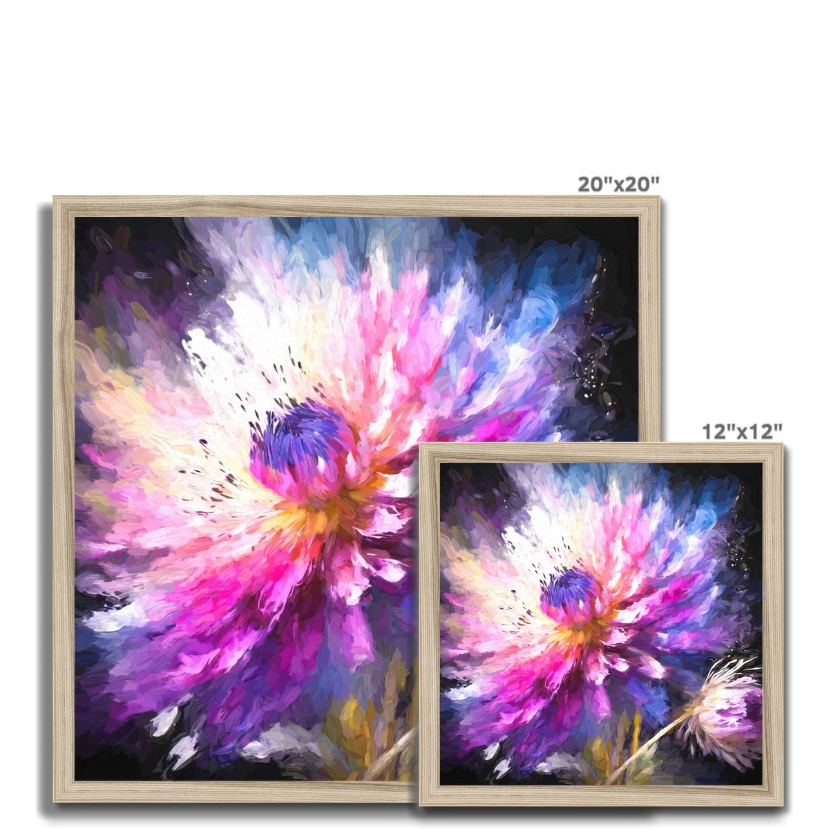 A Dance of Colours: Blooming Beauty Budget Framed Poster