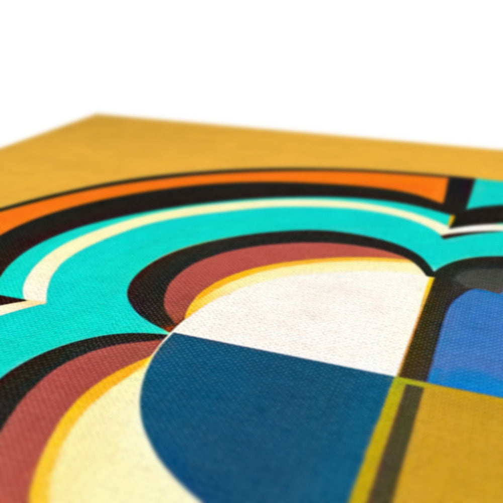Mesmerising Dimensions: Dive into a World of Vibrant Abstraction Eco Canvas