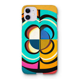Mesmerising Dimensions: Dive into a World of Vibrant Abstraction Snap Phone Case