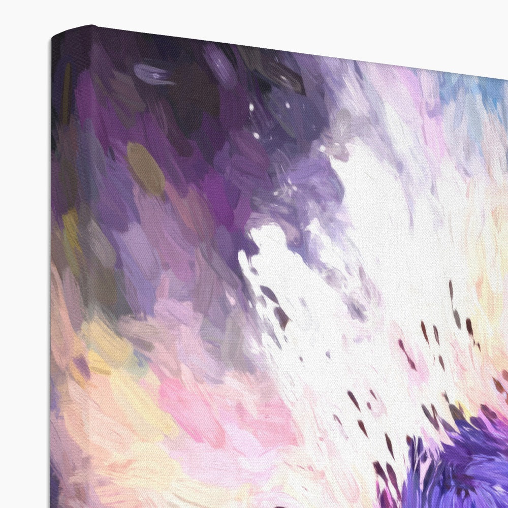 A Dance of Colours: Blooming Beauty Canvas