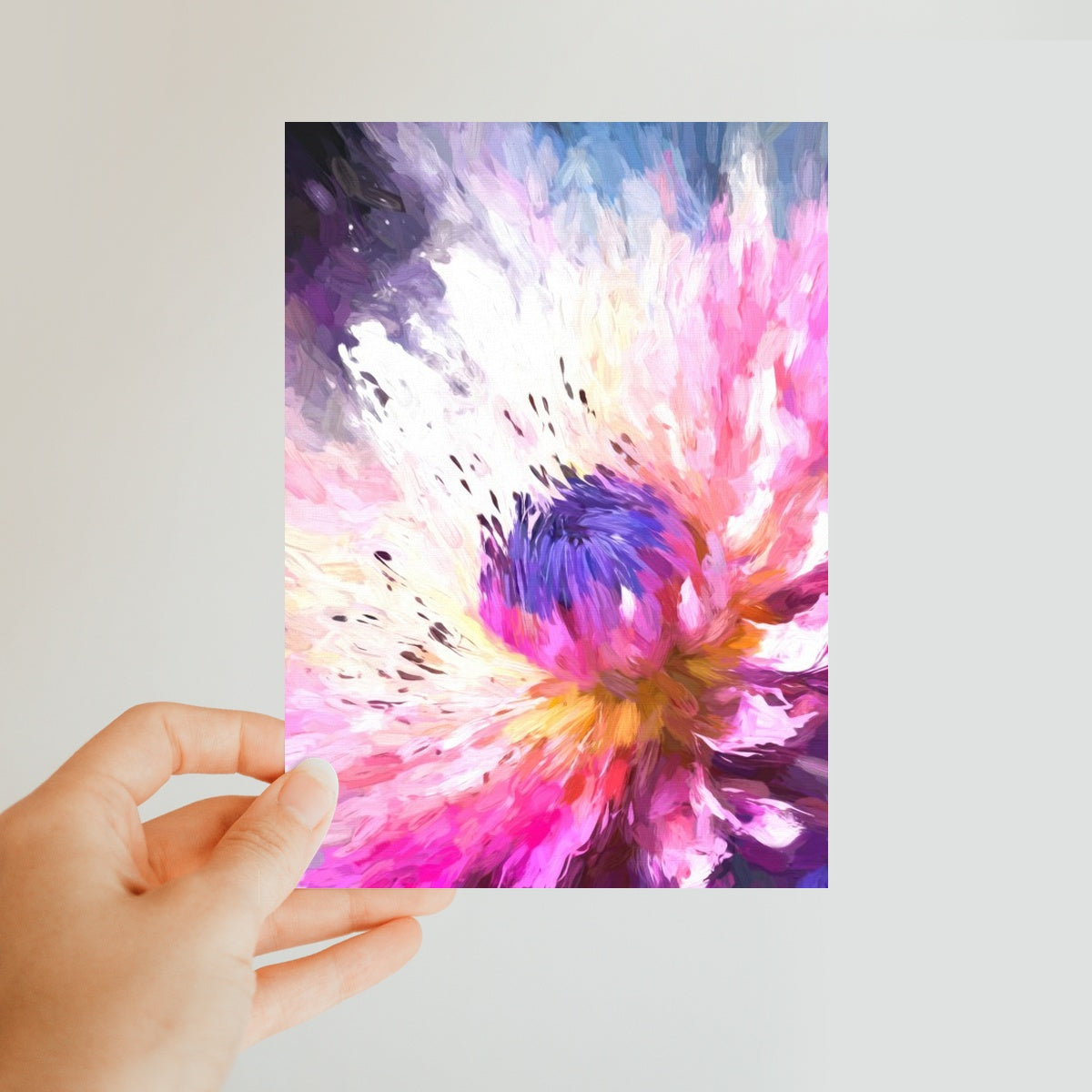 A Dance of Colours: Blooming Beauty Classic Postcard