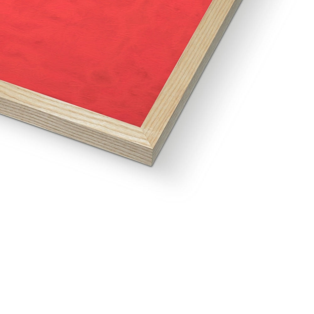 Mesmerising Dimensions: Dive into a World of Vibrant Abstraction Budget Framed Poster