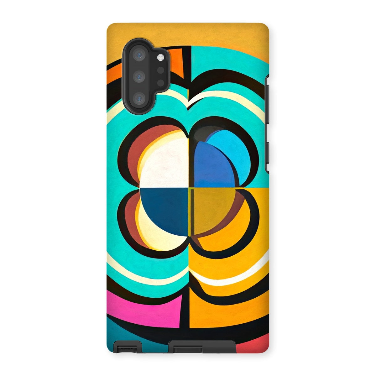 Mesmerising Dimensions: Dive into a World of Vibrant Abstraction Tough Phone Case