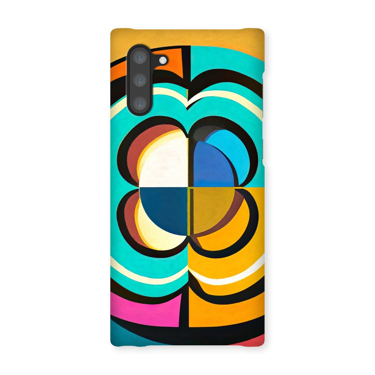 Mesmerising Dimensions: Dive into a World of Vibrant Abstraction Snap Phone Case