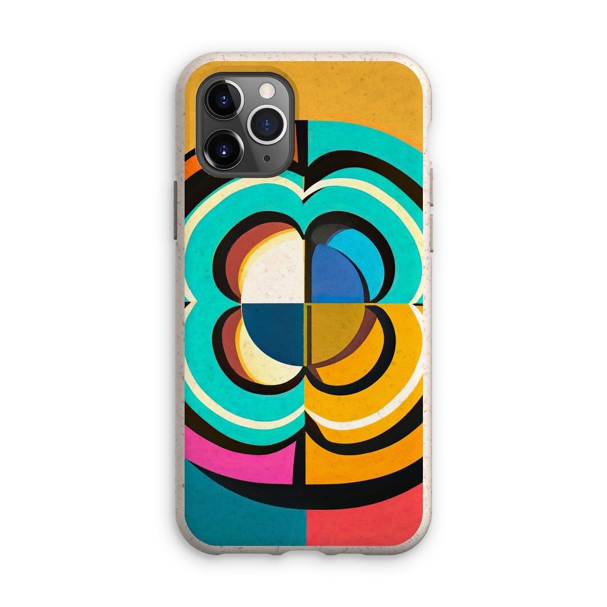 Mesmerising Dimensions: Dive into a World of Vibrant Abstraction Eco Phone Case