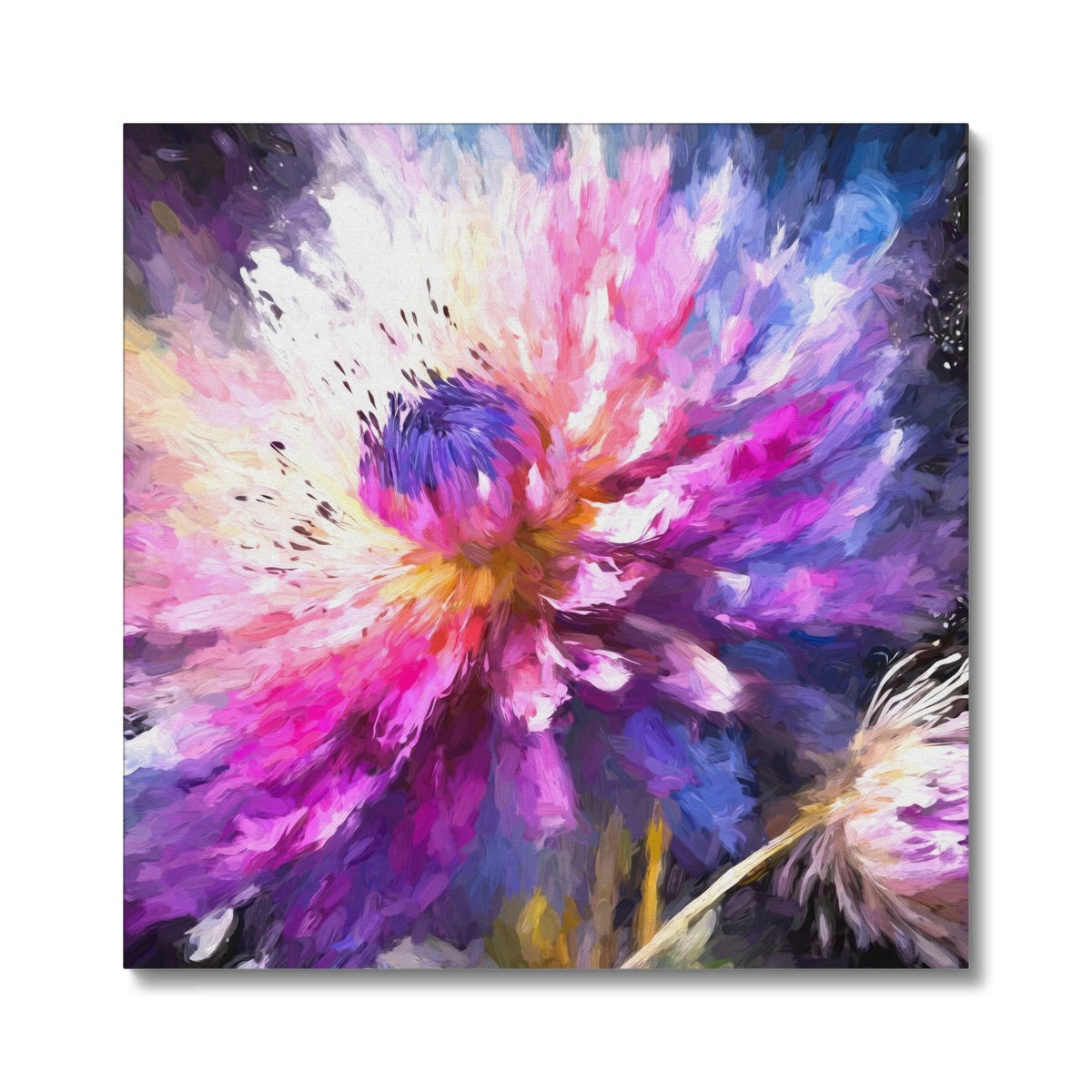 A Dance of Colours: Blooming Beauty Canvas
