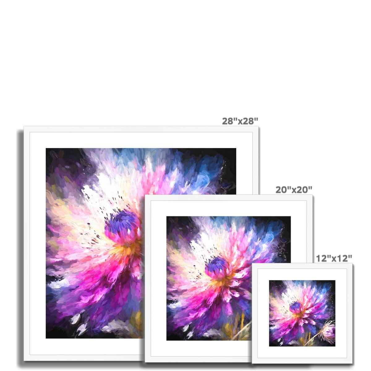 A Dance of Colours: Blooming Beauty Framed & Mounted Print