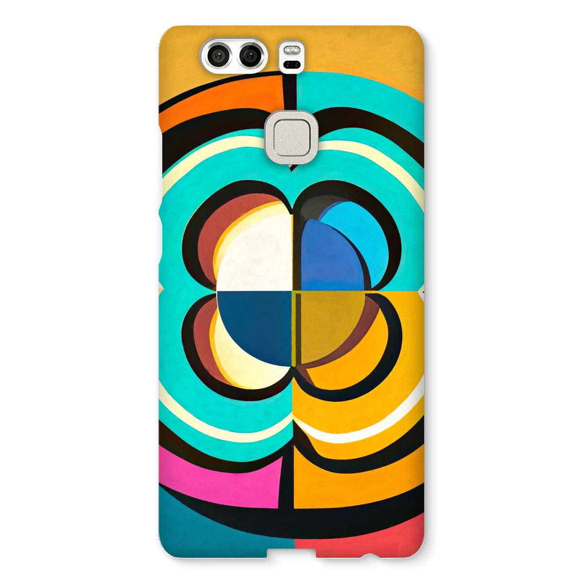 Mesmerising Dimensions: Dive into a World of Vibrant Abstraction Snap Phone Case