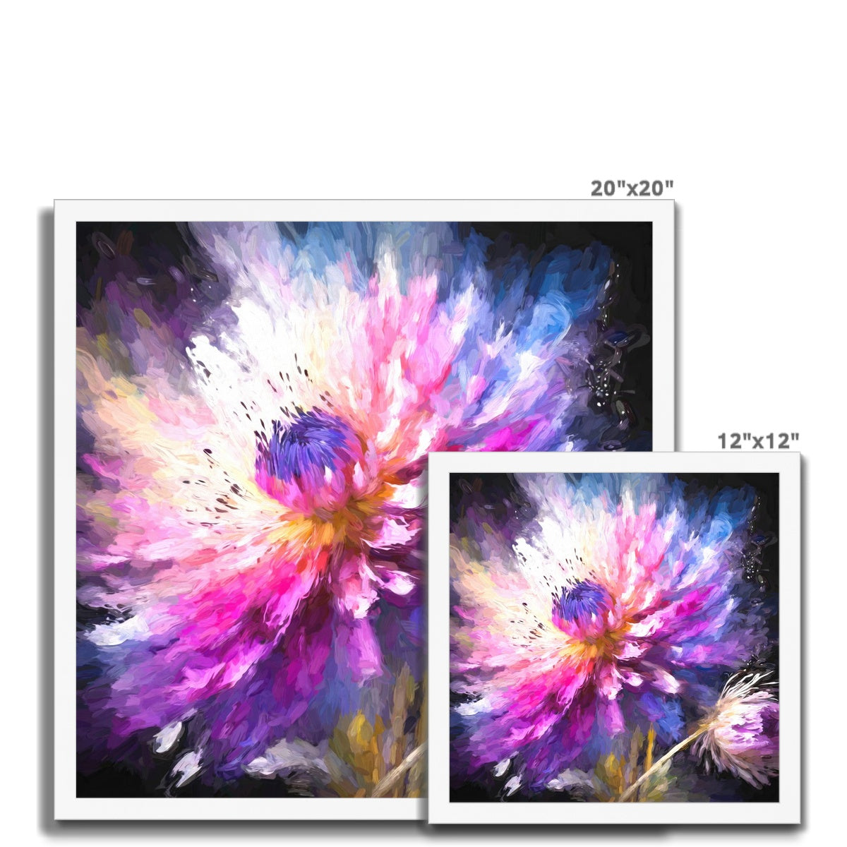 A Dance of Colours: Blooming Beauty Budget Framed Poster