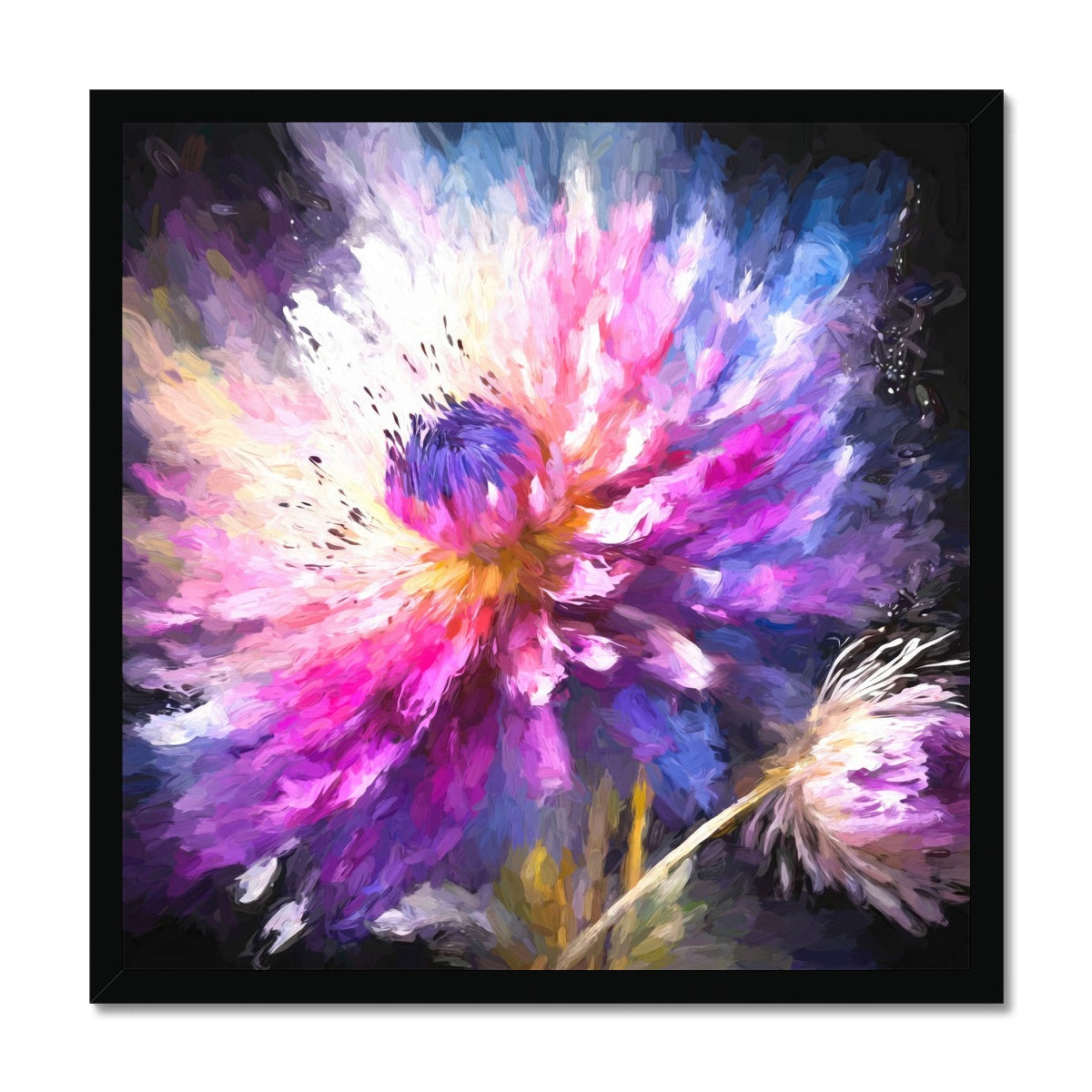 A Dance of Colours: Blooming Beauty Budget Framed Poster