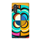 Mesmerising Dimensions: Dive into a World of Vibrant Abstraction Tough Phone Case