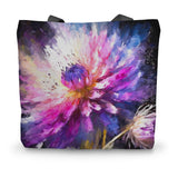 A Dance of Colours: Blooming Beauty Canvas Tote Bag