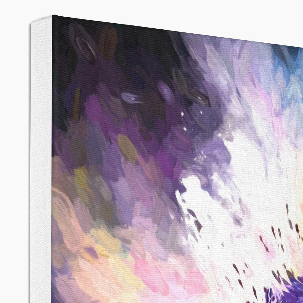 A Dance of Colours: Blooming Beauty Canvas