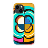 Mesmerising Dimensions: Dive into a World of Vibrant Abstraction Snap Phone Case