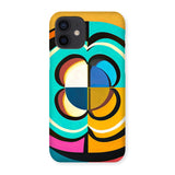 Mesmerising Dimensions: Dive into a World of Vibrant Abstraction Snap Phone Case