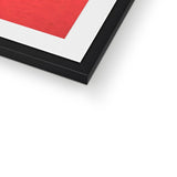 Mesmerising Dimensions: Dive into a World of Vibrant Abstraction Framed & Mounted Print