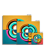 Mesmerising Dimensions: Dive into a World of Vibrant Abstraction Fine Art Print