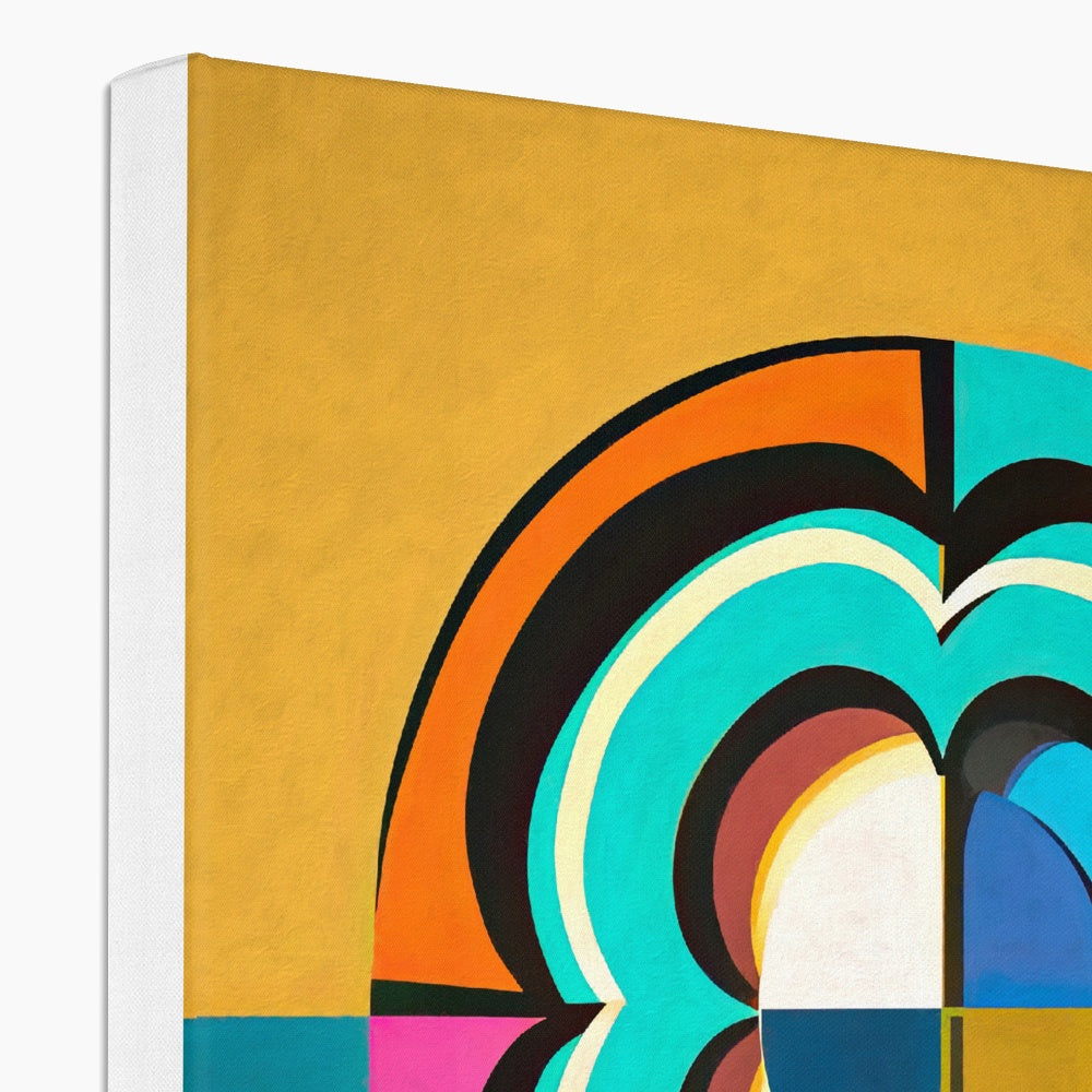 Mesmerising Dimensions: Dive into a World of Vibrant Abstraction Eco Canvas