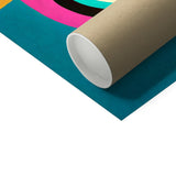 Mesmerising Dimensions: Dive into a World of Vibrant Abstraction Fine Art Print